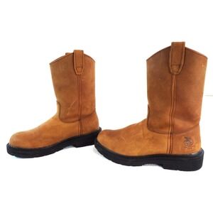 Georgia Boot Comfort Core Steel Toe Pull On Work Boot Men's 8 Static Dissipative